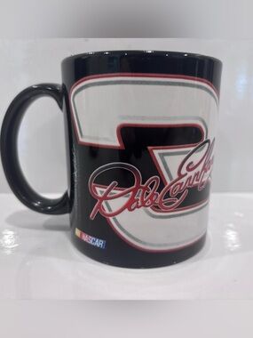 Dale Earnhardt NASCAR Number 3 Collectible Mug - Black & White with Red Trim